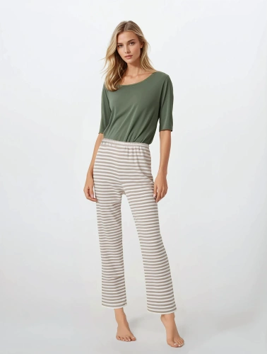 Pijama dama Forest Whispers Momenti Per Me verde