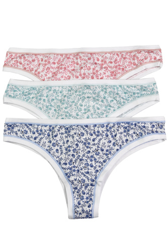 GD139-5H100 Chiloți brazilian Cotonella pachet de 3 – bumbac, croială senzuală, confort de zi cu zi