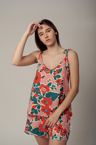 PRE-0067/00S Pijamale dama Ina Leaves Pretilo