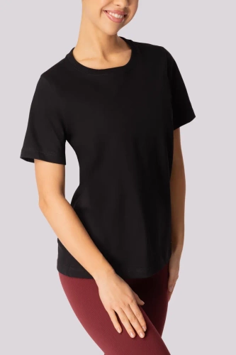 Regular Base Tricou dama Mona negru