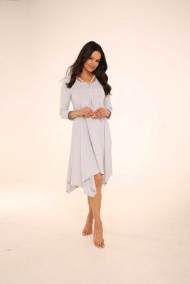 439 Rochie de noapte Nice De Lafense - eleganță feminină și confort în timpul somnului - melange deschis