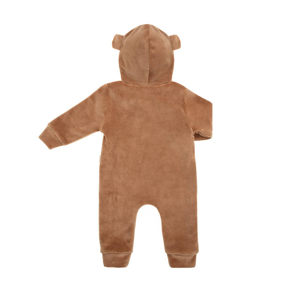 141294 Clovn din catifea cu captuseala Nicol - maro