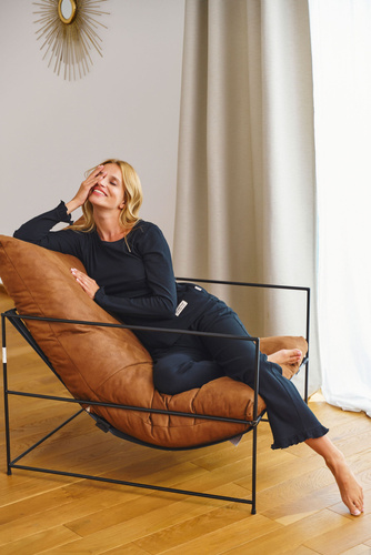 7161 Pijamale de damă Doctor Nap - neagră