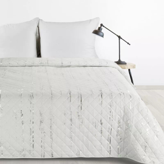 Blink 1 cuvertură de pat decorativă Design91 alb/argintiu