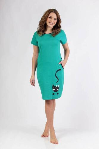 152 Cămașă de noapte Regina - verde