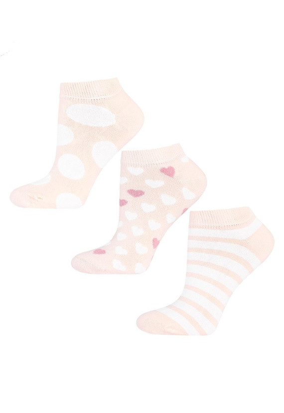 Șosete scurte damă Moraj CSD240-100 – bumbac, confort zilnic, model aleator