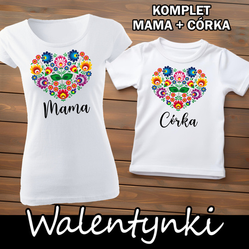 Set popular pentru mamă și fiică pentru Moocha de Ziua Îndrăgostiților