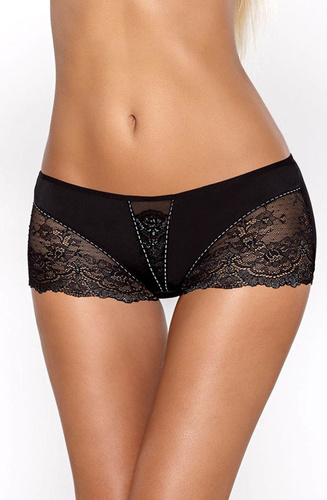 Pantaloni scurți Mia PariPari - negru