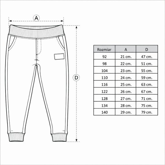 Pantaloni sport băieți Lagarto Verde KAR-0040/SZA bumbac gri