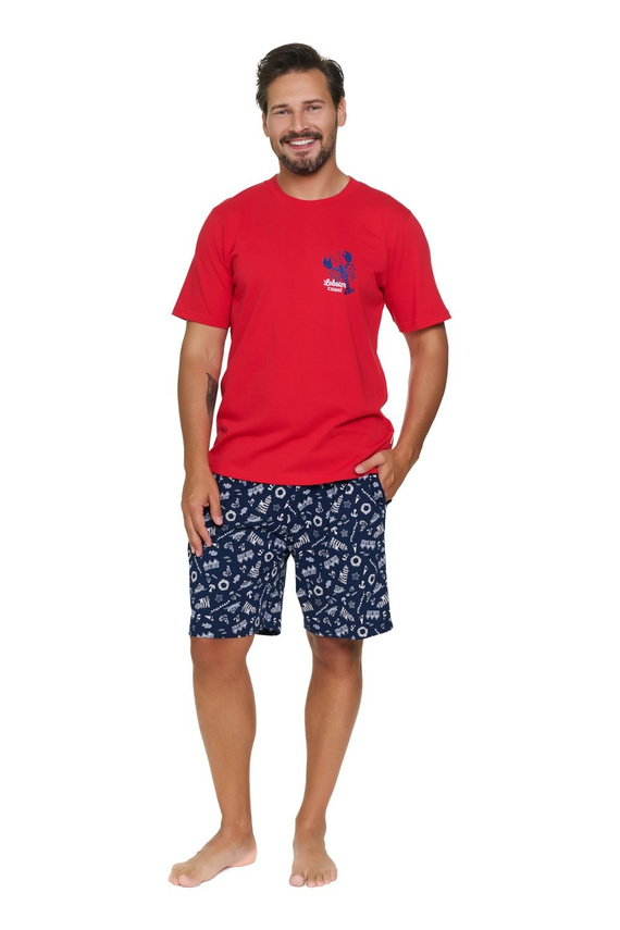 Pijamale bărbați Doctor Nap 7553 Sunny Coast din bumbac, pantaloni scurți