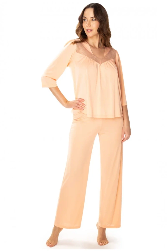 86658 Patrycja pijamale dama Seagull caise