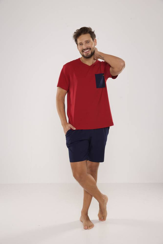 646 Kevin Pijama pentru bărbați De Lafense - maro