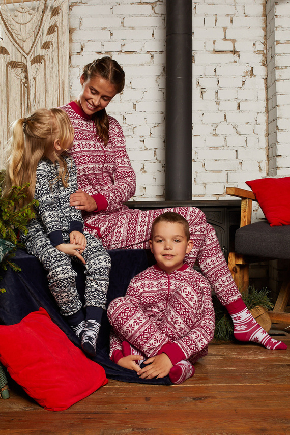 Salopetă pentru femei Alaska Italian Fashion- roșu