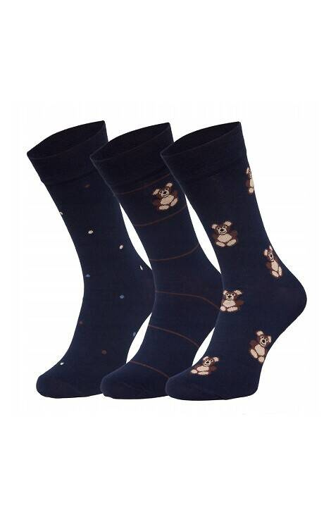 Șosete A64 Premium A'3 Cornette - bleumarin