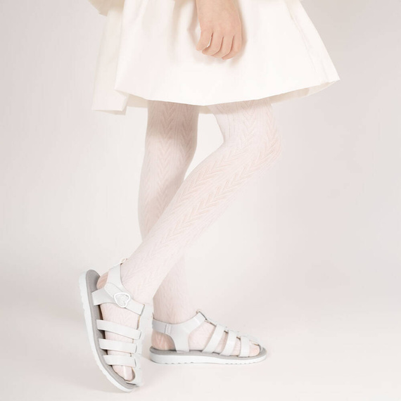 141805 W3 Nicol colanti jacquard - crem