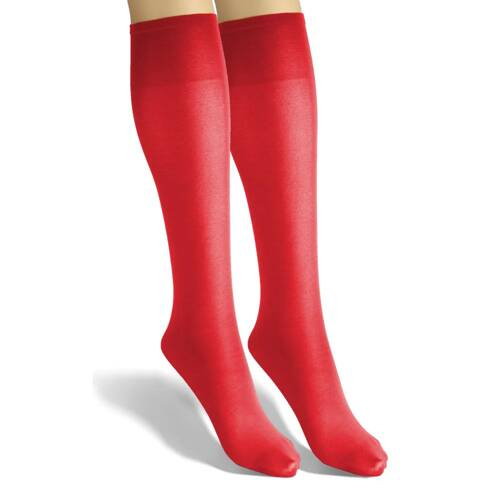 Sprint Șosete până la genunchi 40 den Sesto Senso roșu