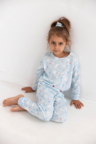 Sensis Blue Dream Kids Pijama pentru fete - albastru