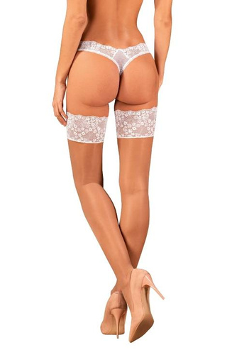 Heavenlly Pończochy Obsessive - biały