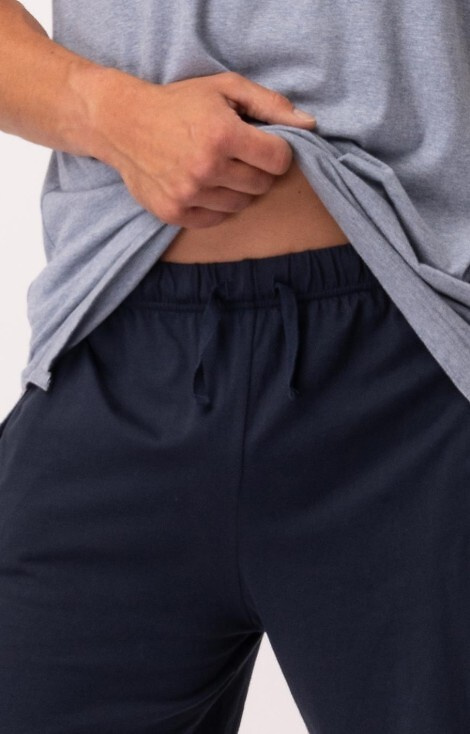 MNS 628 Pijamale pentru bărbați Key, albastru melange