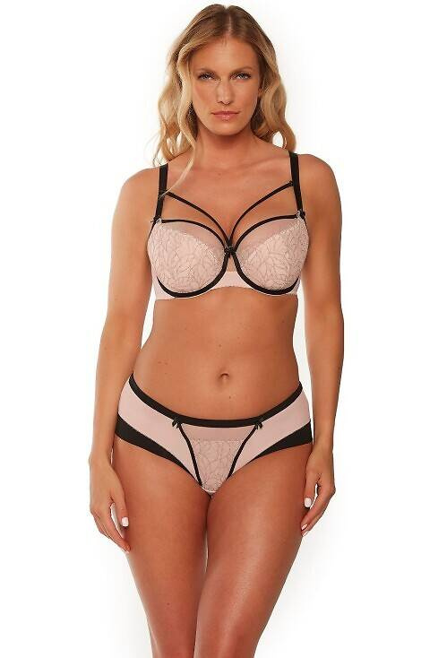 BSO 1240 Leonia Sutien semipadded Gaia negru perlat