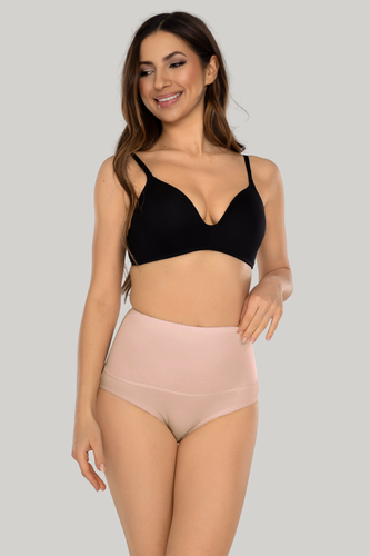 Iga Mitex Chiloți roz modelatori cu talie înaltă, efect de subțiere și modelare a abdomenului