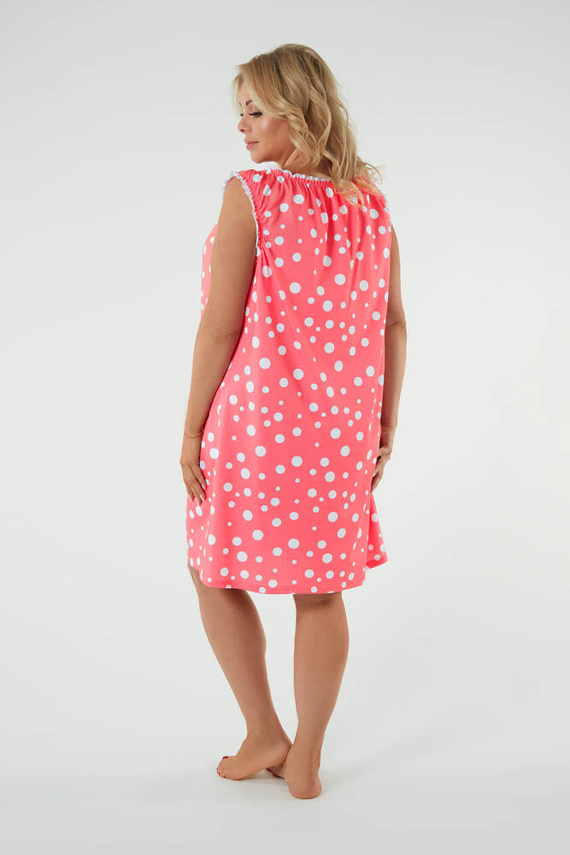 Cămașă de noapte și cămașă de alăptare Raba, curea lată Italian Fashion - imprimeu zmeură