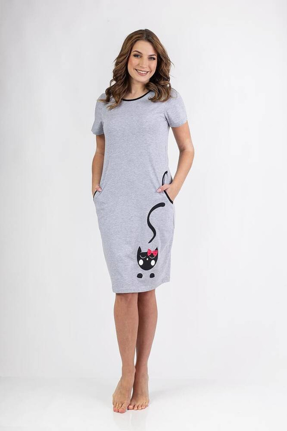 152 Cămașă de noapte Regina - gri