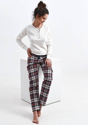 Mollie Pijama pentru femei Sensis Interlock - crem