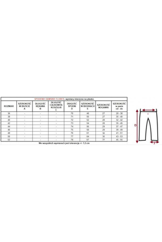 86682 Pantaloni scurti de pijama Larisa 7/8 Seagull fucsia