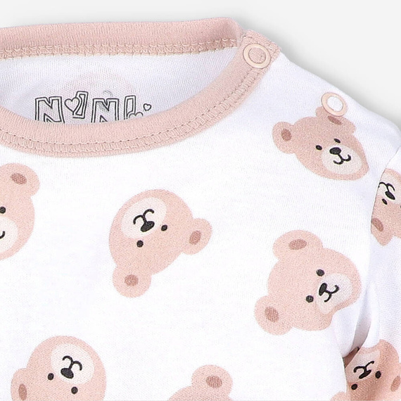 ABN-5353/MIS Sweet Bears Body din bumbac organic Nini print