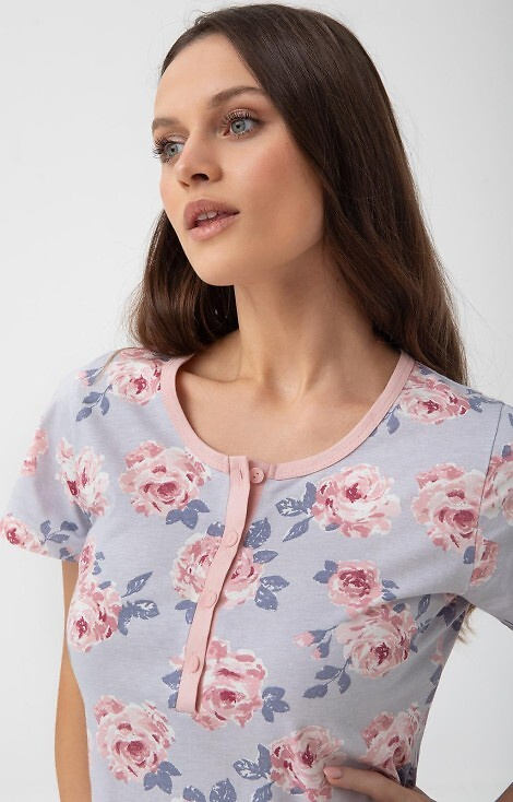 Cămașă de noapte 260 Luna - gri