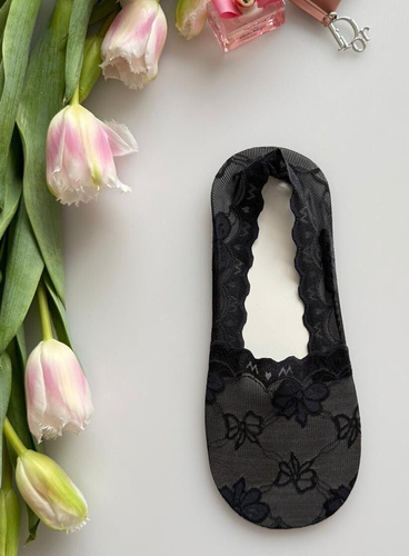 Balerini dama Magnetis dantelă cu silicon antiderapant comozi