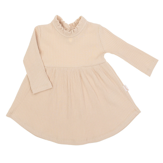 212167 Rochie Tola Nicol cu ​​maneca lunga - bej