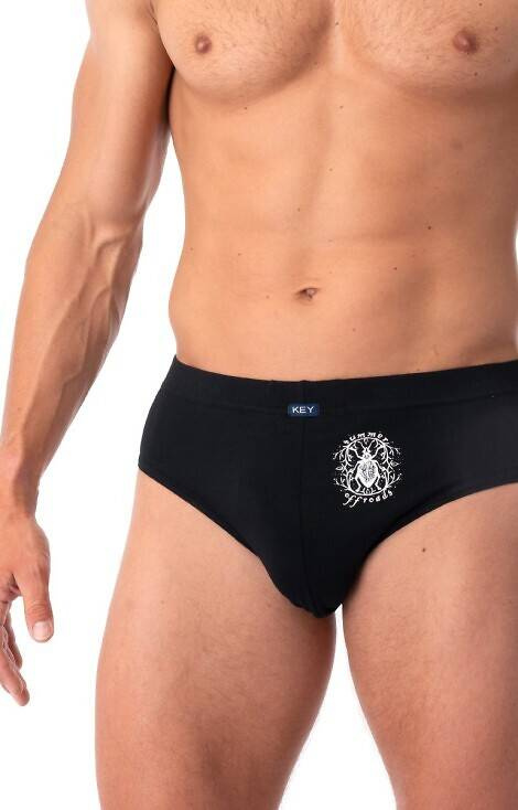 MPP 254 Slip bărbați pachet de 2 Key - negru-gri