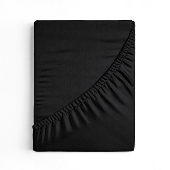 Cearceaf Jersey 4 Eurofirany cu elastic bumbac elastan 190 g/m² negru