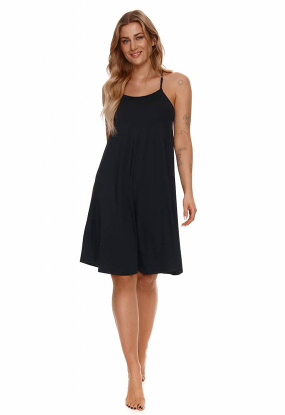 508 Lupoline cămașă de noapte - negru