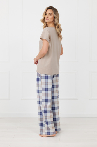 Pijama damă Rima Italian Fashion 100% bumbac pantaloni lungi