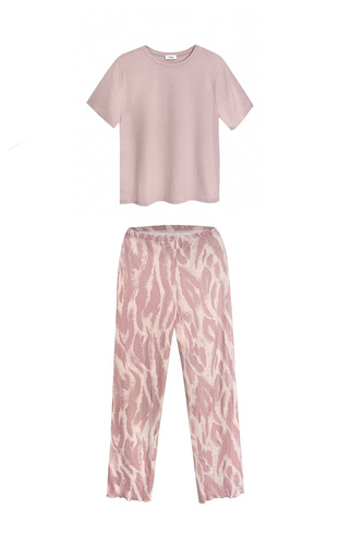 Pijamale damă Noa PW82 Mefemi by Nipplex, vâscoză, pantaloni lungi