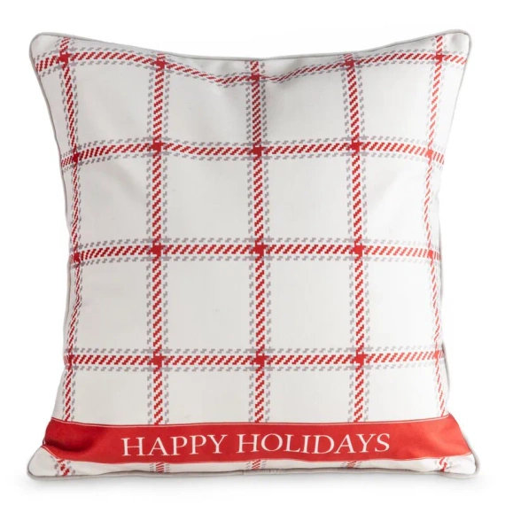 Fata de perna Clark Craciun Sarbatori Fericite Eurocortains bej