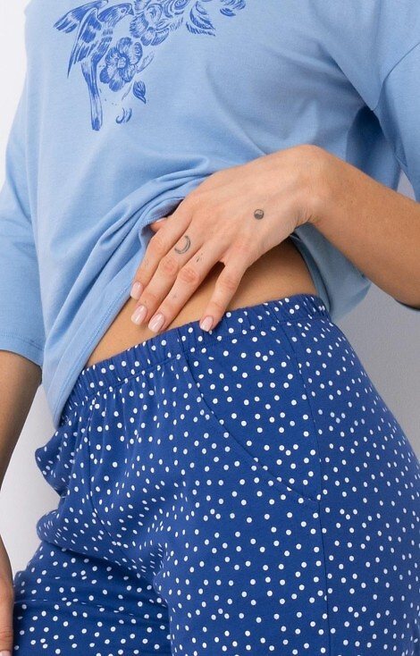 Pijama femei LNS 550 Key - albastru