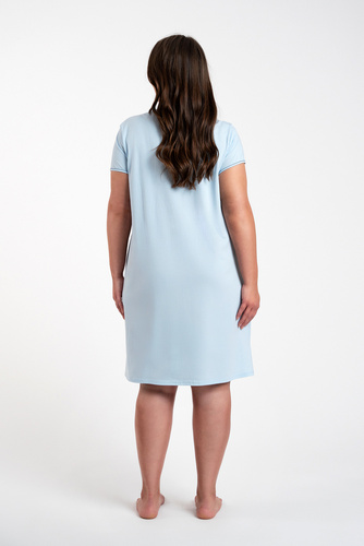 Arietta cămașă de noapte cu mânecă scurtă Italian Fashion - albastru 