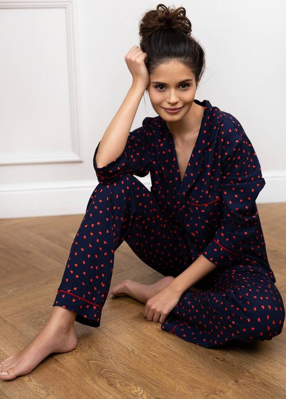 Pijamale Sophia Sensis pentru femei - Bleumarin