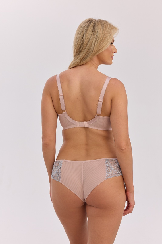 Chilot brazilian Gaia GFB 1371 Cameron roz albastru dantelă confort