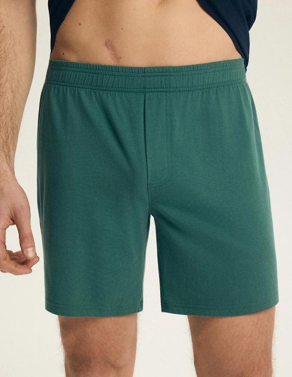 Pijamale bărbați Henderson Core 44499 Bet Navy 100% bumbac mânecă scurtă