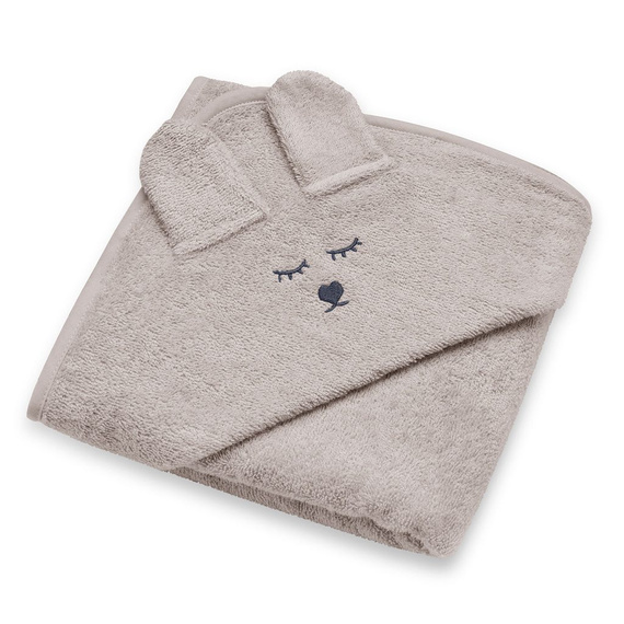 Prosop din bambus Yosoy cu urechi - bej