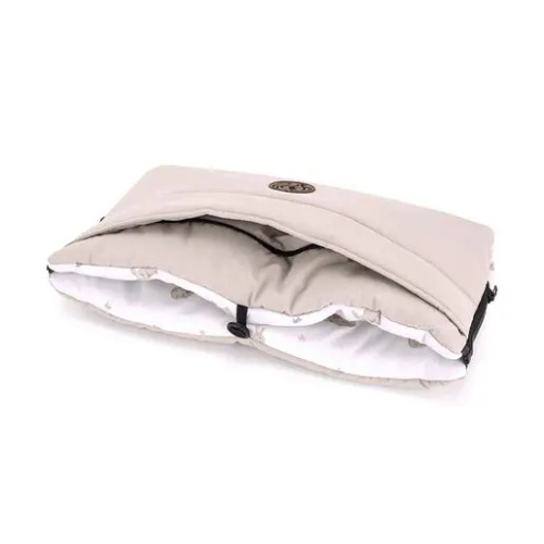 Manșon pentru cărucior de iarnă Everest Makaszka–Honey Bunny cu buzunar