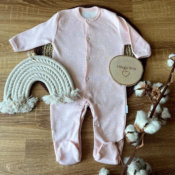 PA14040 Salopeta pentru bebelusi Confetti Mamatti - roz