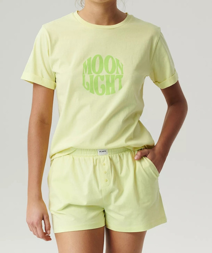 NLP-487 Pijamale Atlantic pentru femei - lime