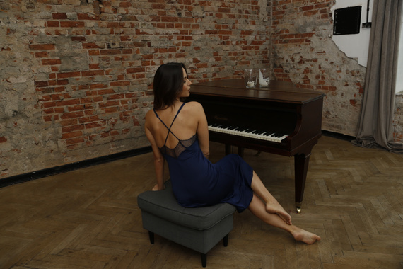 86648 Cămașă de noapte damă Pari Mewa bleumarin