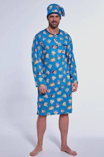 110/33 Cămașă bărbați Cornette, albastră